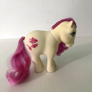 My Little Pony MLP G1 Birthflower Pony August Poppy 1982 Hong Kong Vintage
